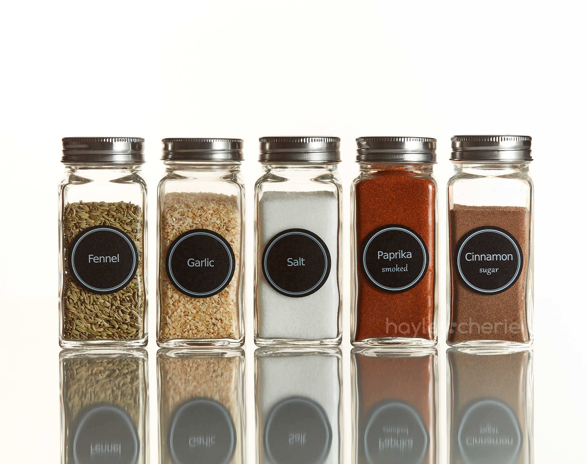 145x Clear Preprinted Label Stickers for Pantry Kitchen Spice Herb Organizer  Jar - Bed Bath & Beyond - 36365597